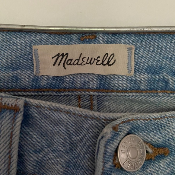 Madewell Full Length Classic Straight Jeans Size 27 Button Fly - Picture 2 of 5
